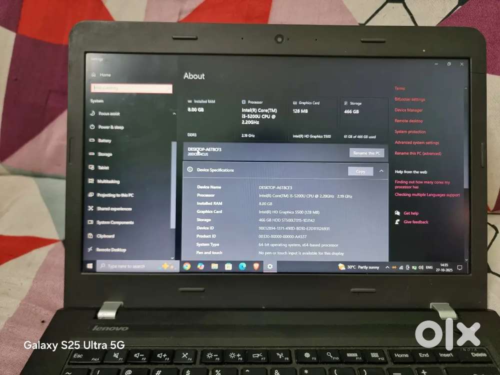 Lenovo E450 i5 5th generation