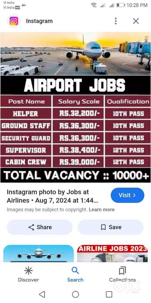 Male and female hiring for Indigo Airline airport job in All  India