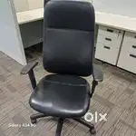 REFURBISHED LEATHER ROLLING CHAIRS