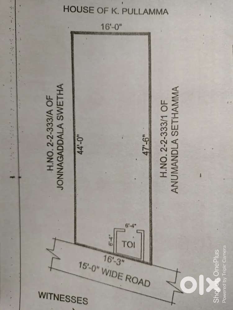 Open flat for sale