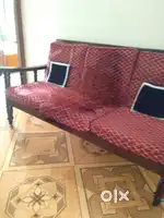 Its new and its good quality wood and its sofa its have simple