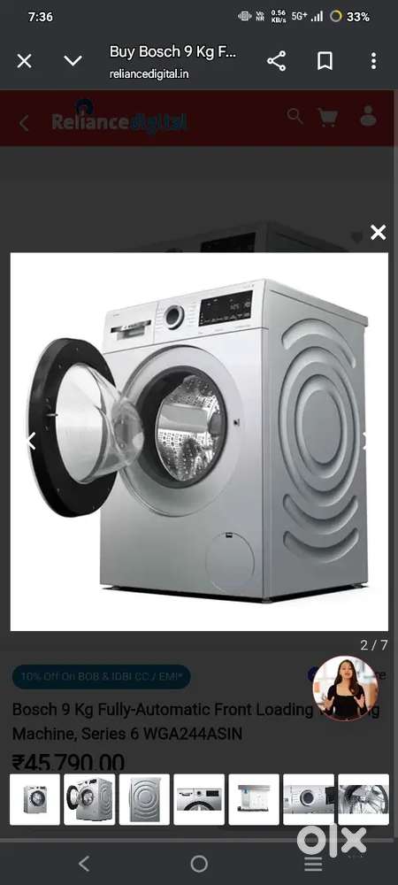 Bosch wga244sin iron steam