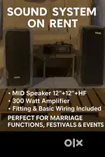 Sounds Syestem On Rent