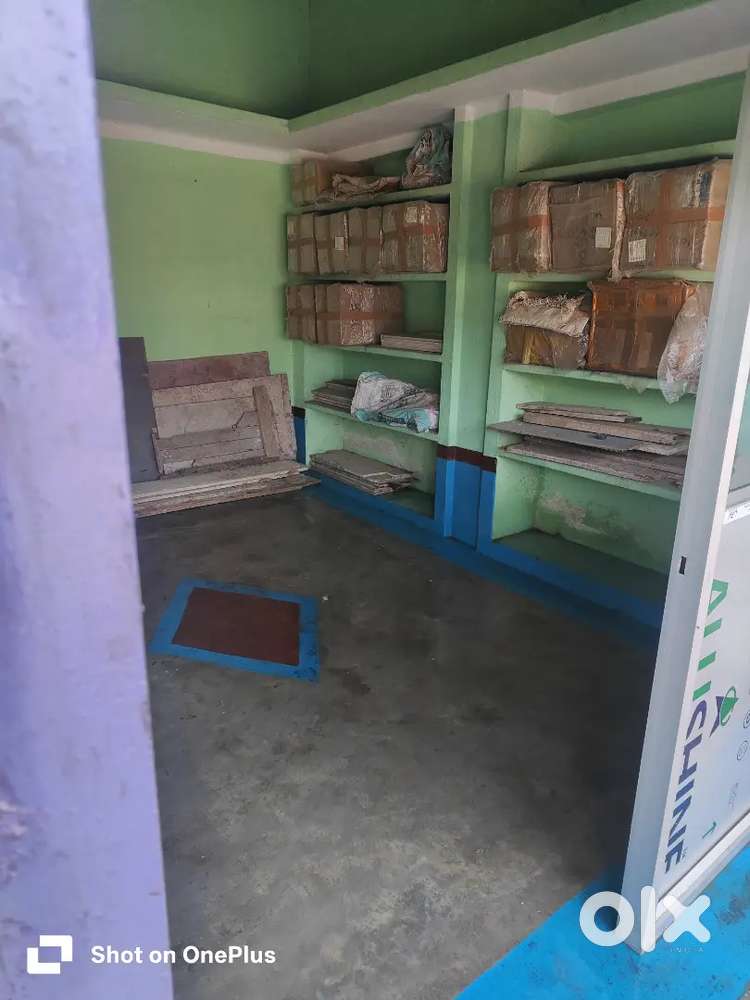 Ground floor shop with shutter and partion door