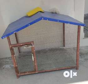 BIG CAGE FOR SMALL PET ANIMALS.LIKE (SMALL DOGS ,RABBITS ETC),size-3*3.PRICE IS FIXED NO NEGOTIATION...