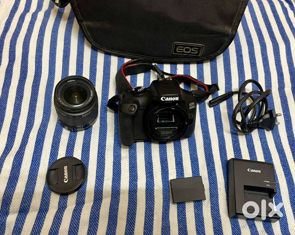 Canon 3000d camera with 18 to 55mm lens good condition