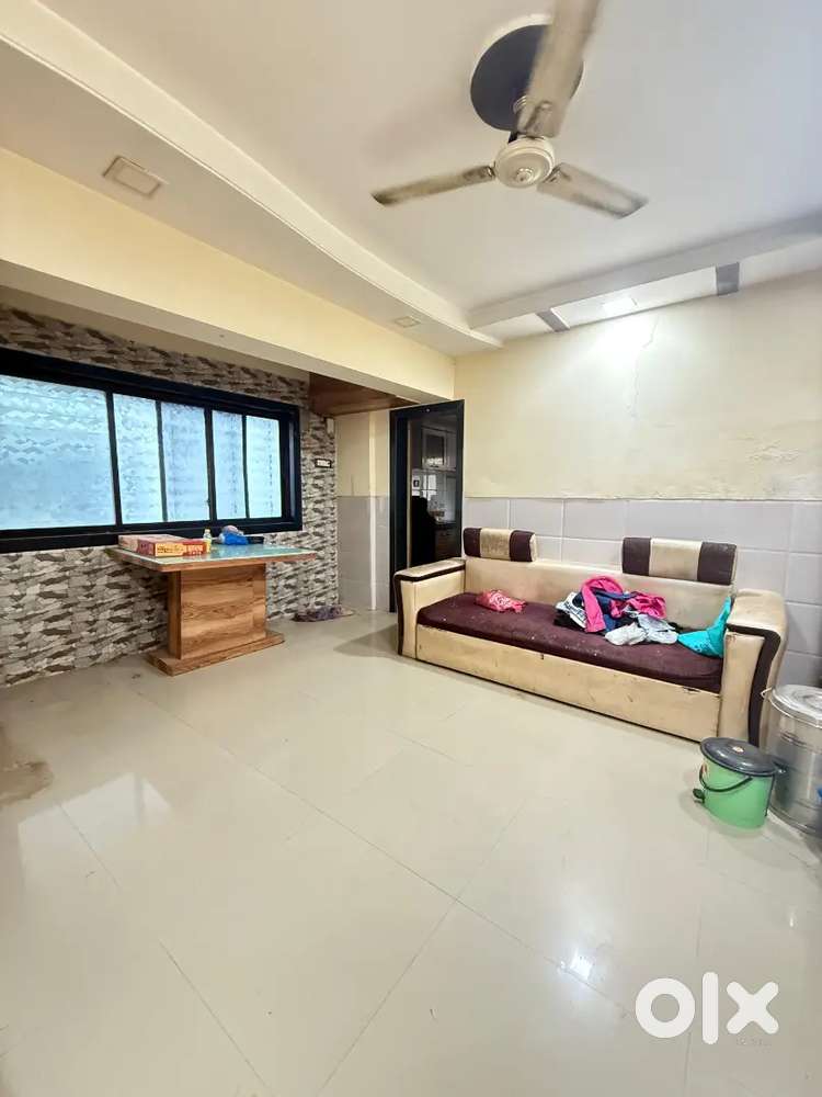 Stylish 1Rk Converted 1Bhk Semi Furnished Flat For Rent Near Station