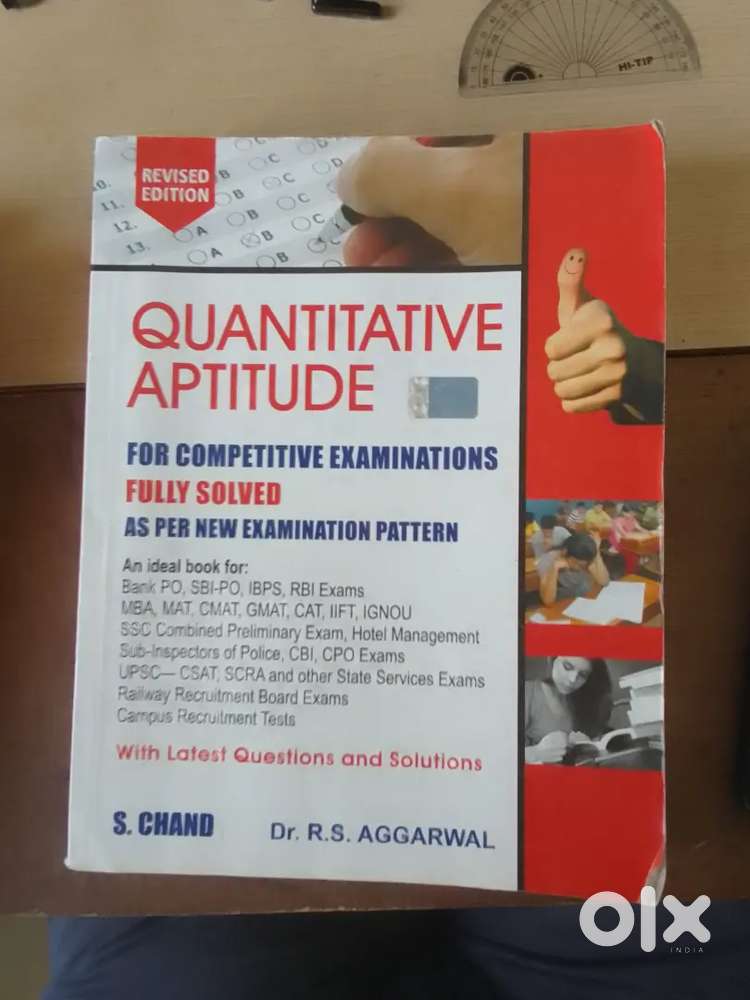 Quantitative aptitude book