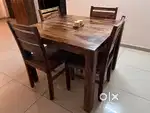 4 seater dining table set
