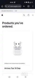 Brand new airpods 4 with ANC - (Sealed Pack)