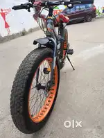 Fat bike Shimano gear system double dist break 4 m type tyre