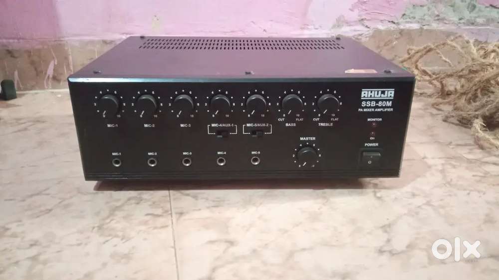 Ahuja Amplifier 80 wat And glandnick Snare Drum
