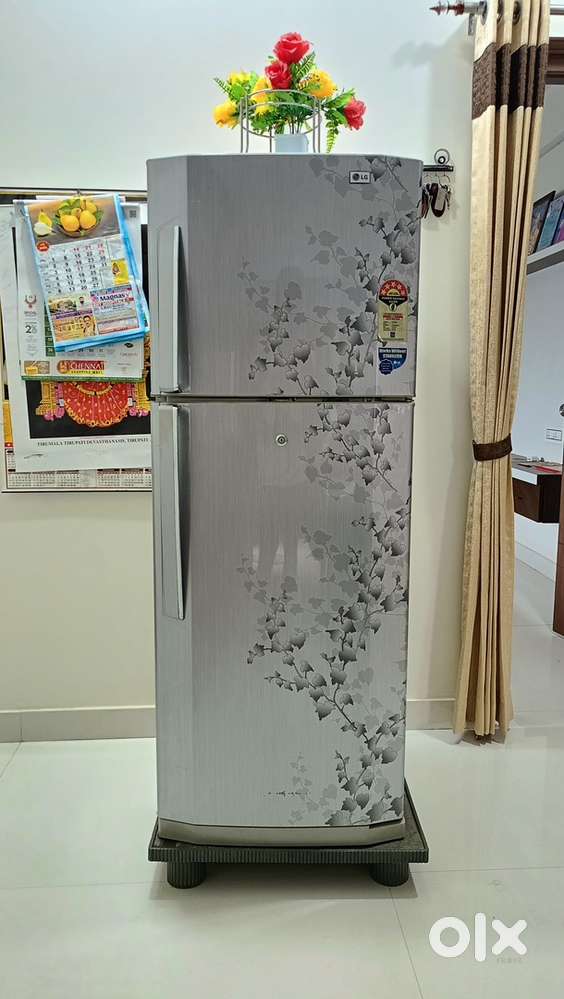 LG Refrigerator double door  with fridge stand