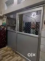 Aluminium Sliding Door with Safety Grill – Good Condition
