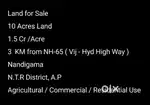 10 Acres Land for Sale