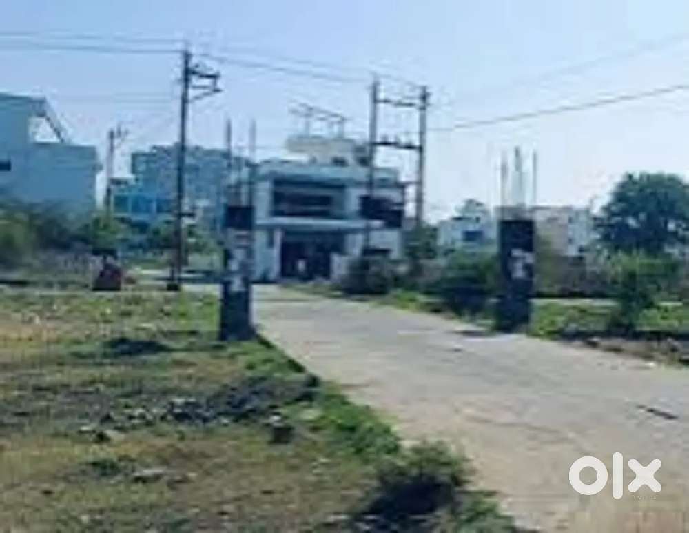 On paper semi commercial plot for sale on 80 feet main road