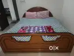 Wooden bed