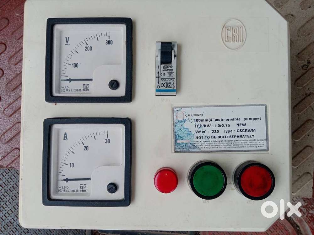 CRI Submersible water pump starter one hp