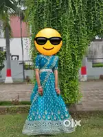 Beautiful Bule Half saree _ Brand new  perfect for festive wear