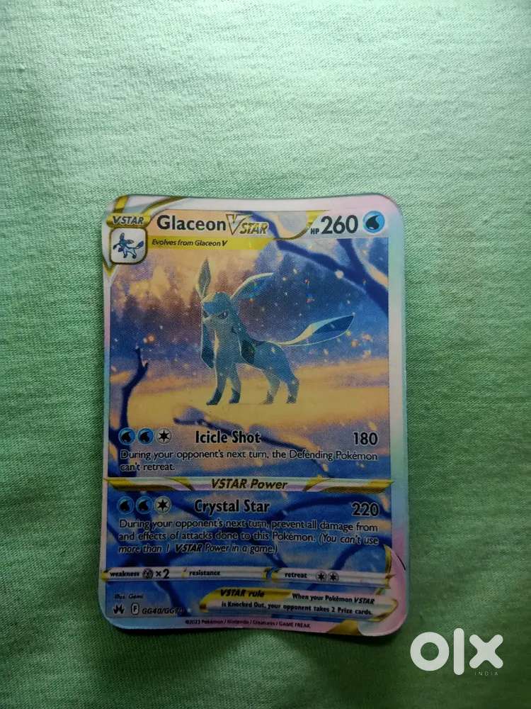 Pokemon card_-GlaceonVstar
