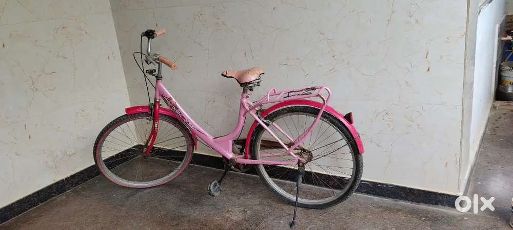 Pink bicycle for girls