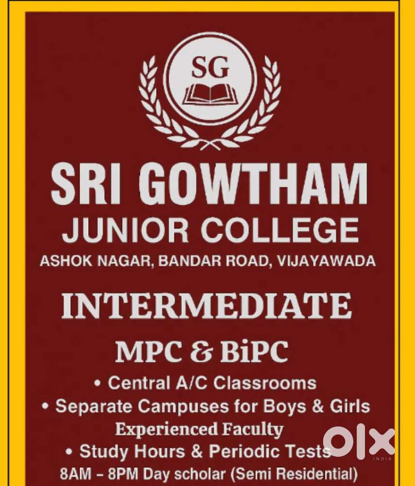 SRI GOWTHAM COLLEGE WANTED MARKETING STAFF FT/PT
