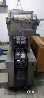 WATER LASSI LIQUID USED GLASS CUP FILLING SEALING PACKING MACHINE SALE