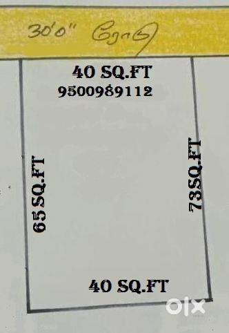 Plot for sale near Vedapatti EB office main road