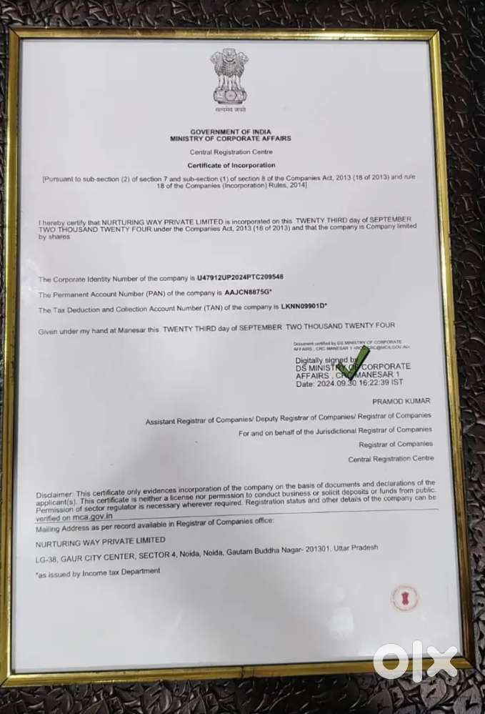 Nurturing way private limited company