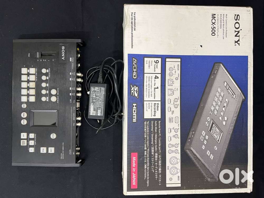 Sony MCX-500 4-Input Global Production Streaming & Recording Switcher