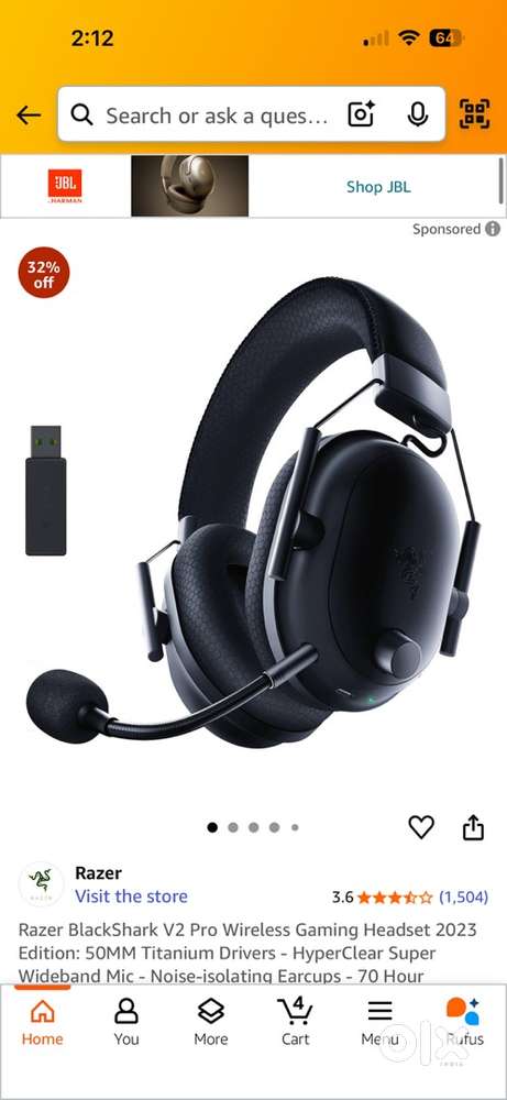 Razer blackshark v2 pro wireless