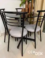 4 seater wrought iron new dining table