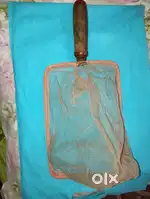 Fish nylon net with air stones.
