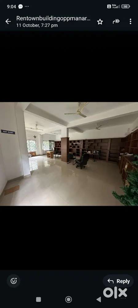 1500sqf commercial groundfloor building side portion near manarkade
