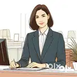 Female Office Receptionist
