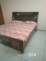 Sag- wan wood made double bed for sale in Jalandhar