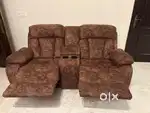 2 Seat Sofa Recliner with Cup holder
