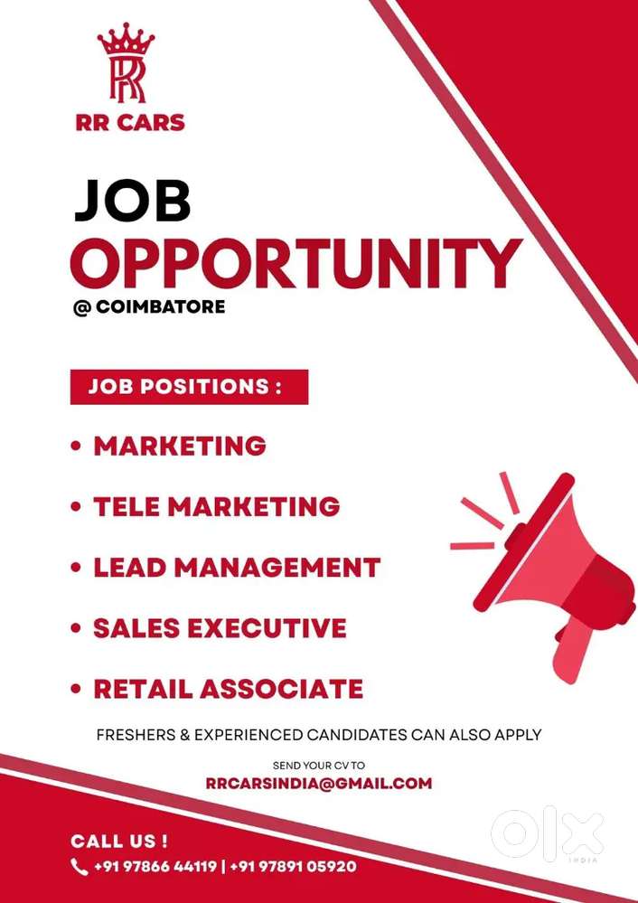 JOB VACANCY AT COIMBATORE