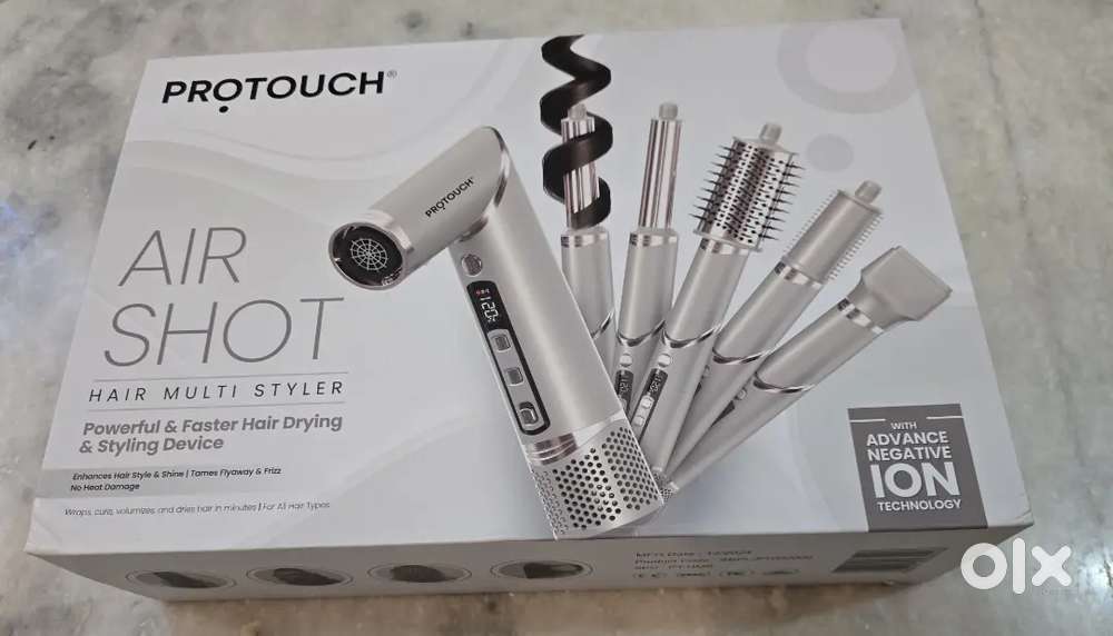 Protouch Airshot, All in 1 Hair Multi-styler  Curl, Smooth, Dry, Blow
