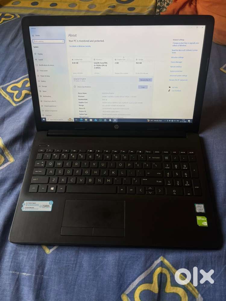 Hp 15 series 8Gb Ram/ 1 TB hard disk