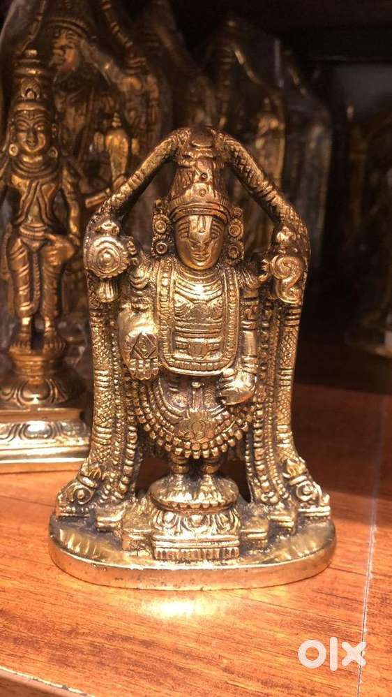 Premium Fine Brass 5 Inches Lord Venkatesh/Balaji