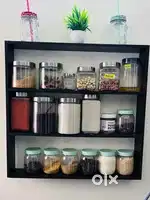 Multipurpose  Kitchen wooden shelf rack