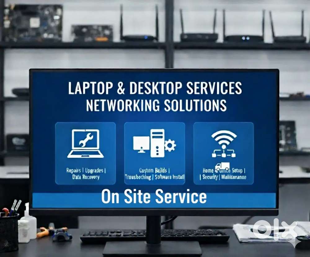 Laptop and desktop service on site