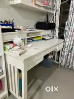 Solid wood study table