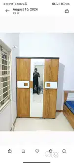 RS 11999/- BEDROOM SET@ 6*5 DOUBLE BED WITH 3️⃣ THREE DOOR WORDROBE