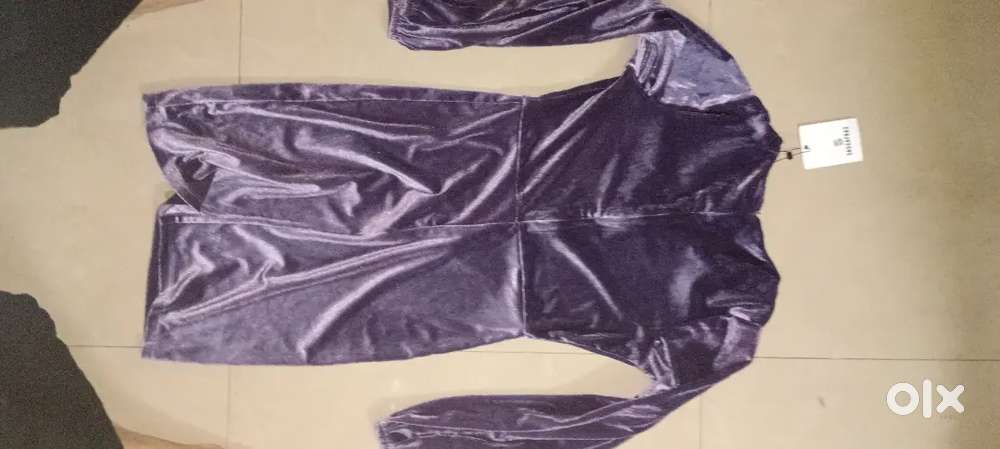 Western velvet kurti