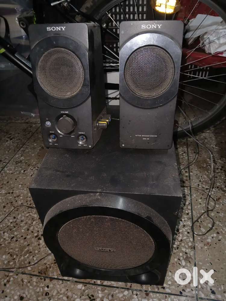 Sony SRS-D9 2.1 Multimedia Speaker System home theatre sub woofer amp