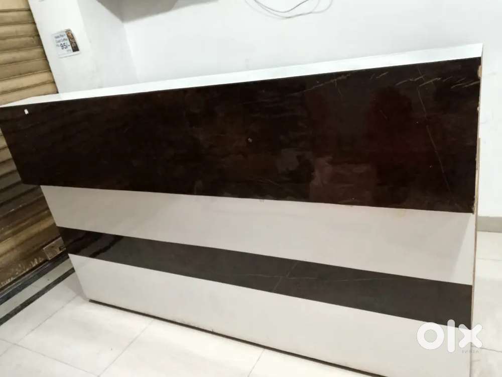 Wooden counter