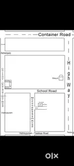 5cent square plot for sale cheranalloor