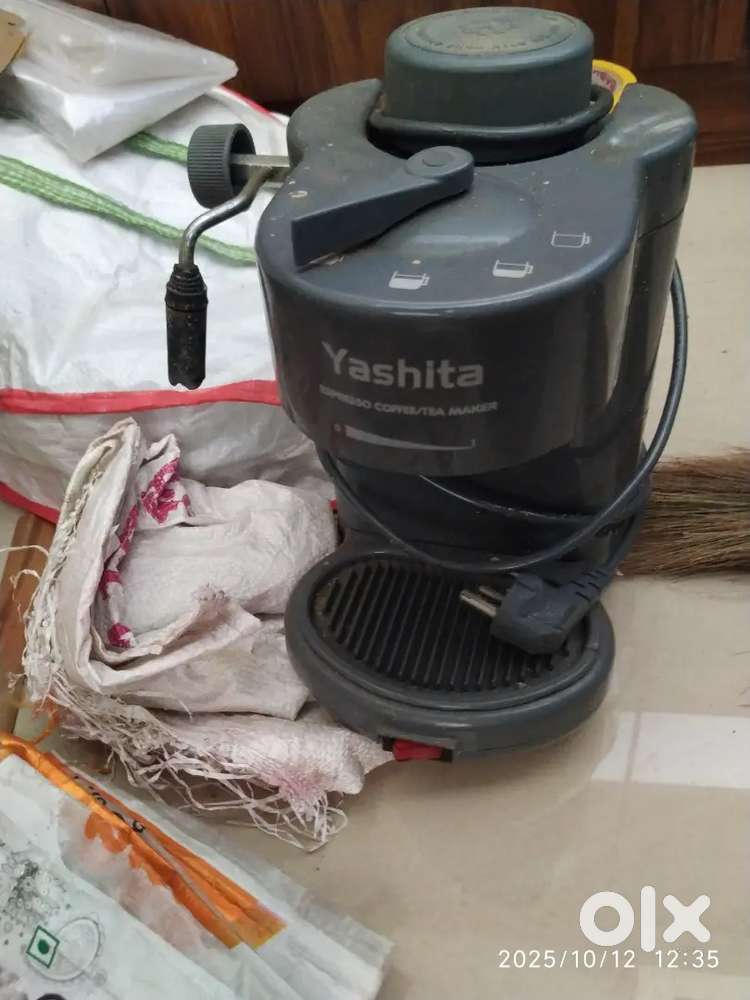 Espresso for tea and Coffee rakha hai isliye bechna hai best condition